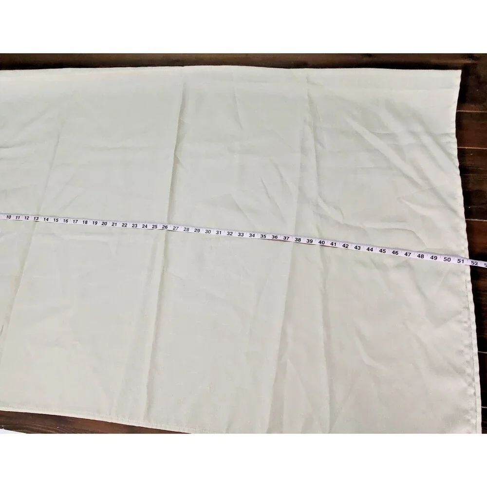Tablecloth Beige Polyester Rectangle 72x51